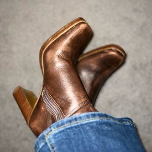 Heeled Leather Boots!